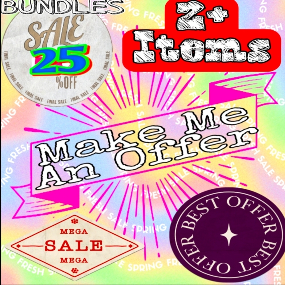 I ❤️ Offers So Please Don't Hesitate To Make One!  Happy Summer Poshers!